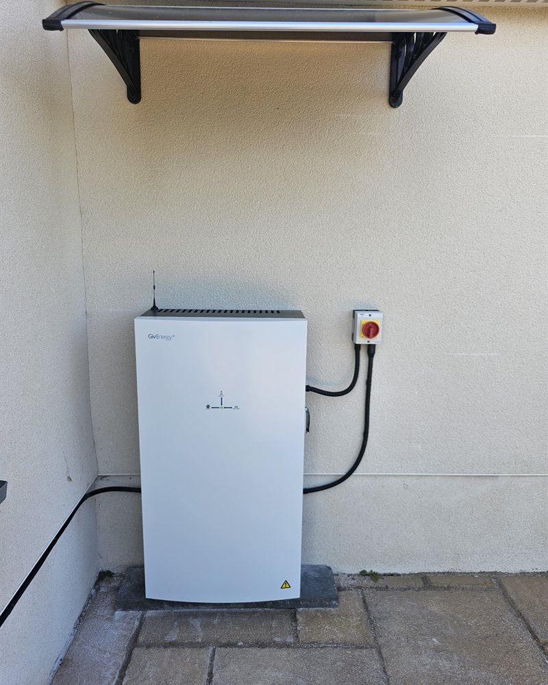 GivEnergy AIO unit installed on a wall